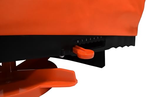 Agri-Fab 45-0639 25 lb. Handheld Bag Seeder Spreader with Waterproof Bag, Enclosed Gears, Adjustable Shoulder Strap, Rear Baffle, Orange