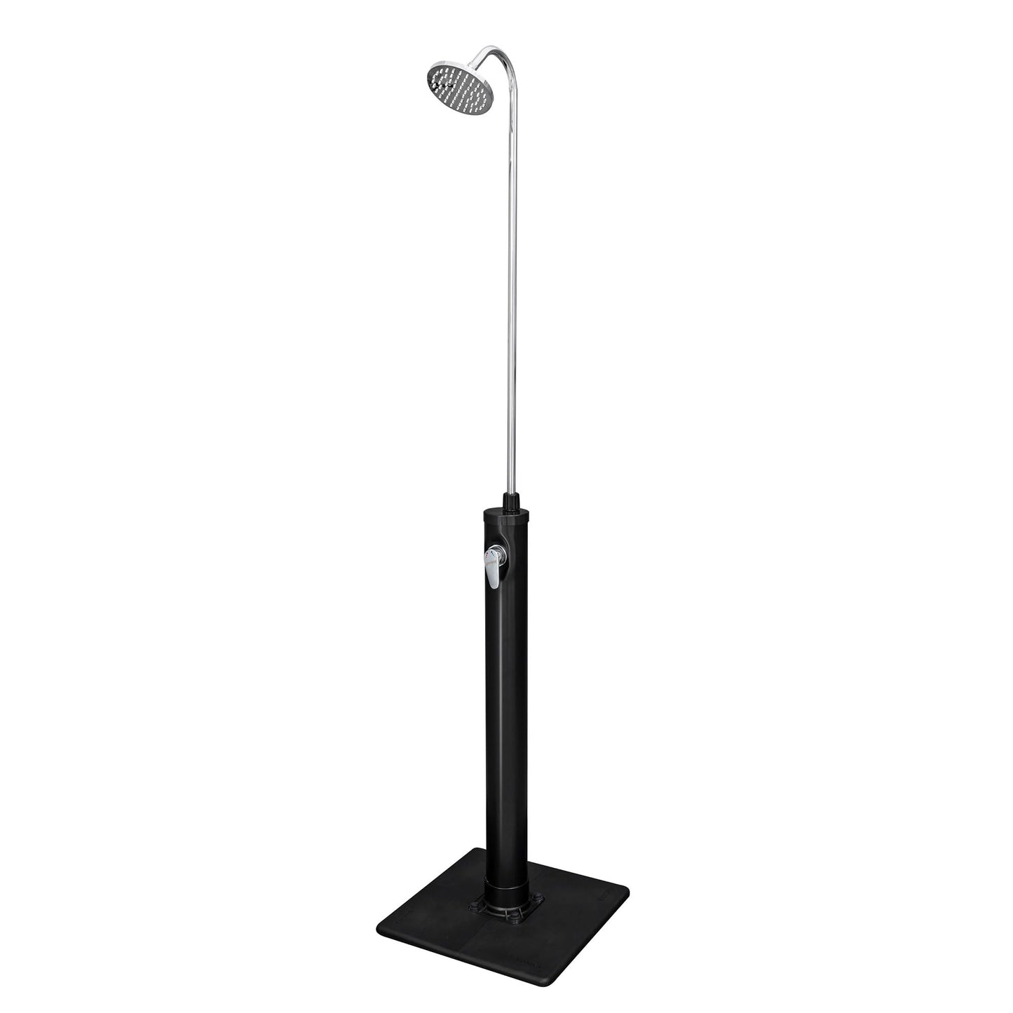 Bestway SolarFlow 2.1 Gal Water Capacity Outdoor Solar Heat Shower with Fixed Oversized Shower Head, Easy Turn Off Control, and Quick Connector, Black