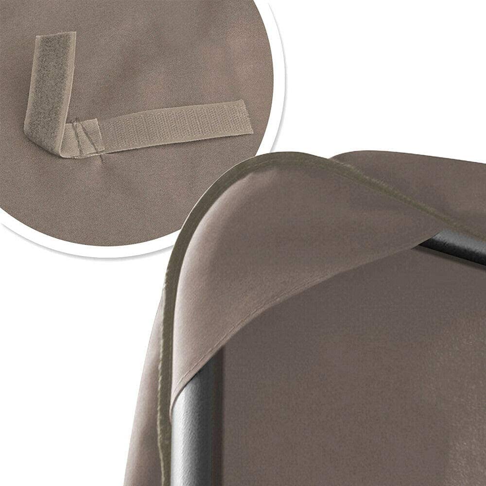 Timoau Porch Swing Canopy, Replacement Waterproof Swing Top Cover, Outdoor 3 Seater Garden Swing Seat Canopy Cover, Sun Shade Patio Canopy Awning 65"Ã44"