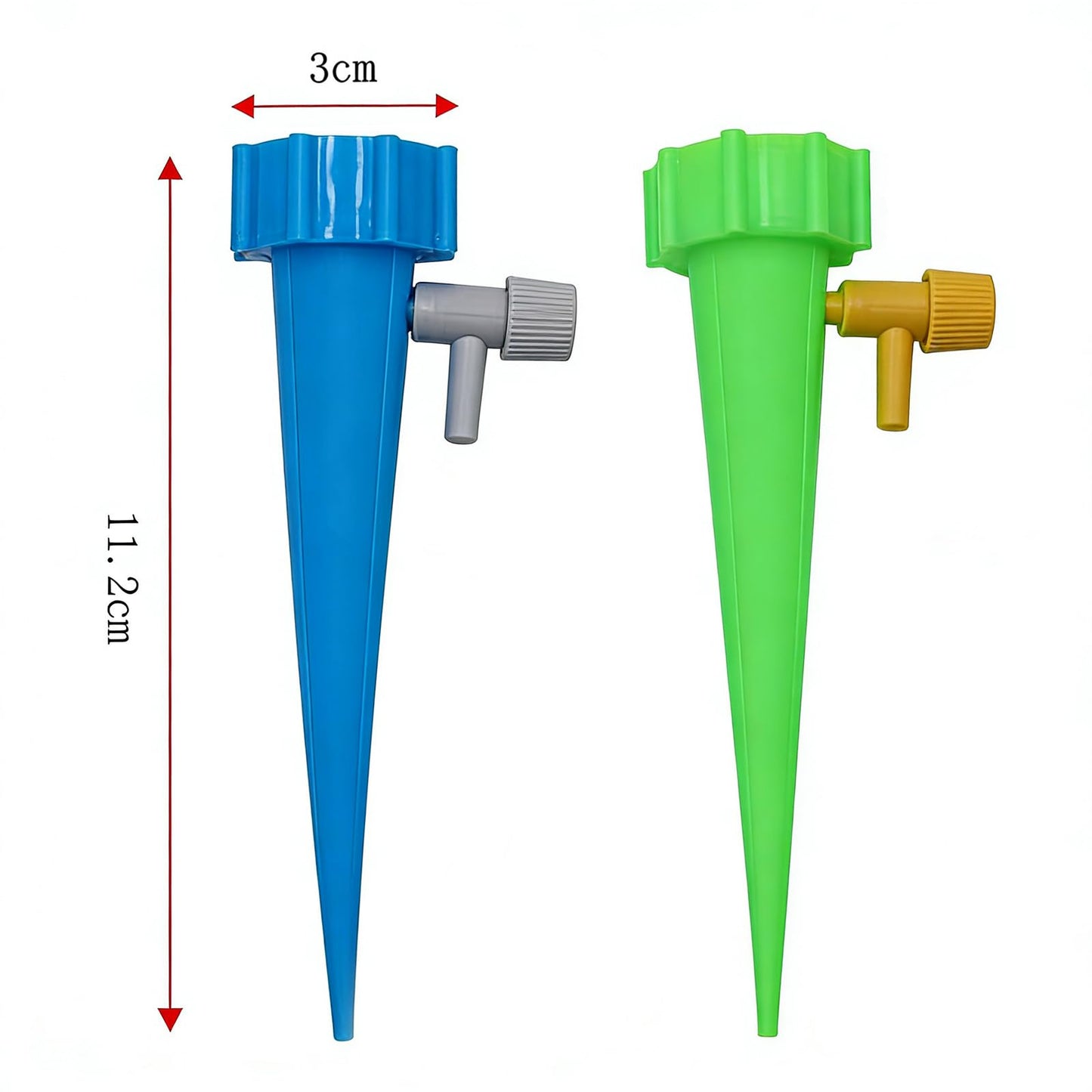 22pcs Plant Self Watering Insert Spikes Device Indoor,Automatic Water Control System with Slow Release Valve,Adjustable Water Volume Drip Irrigation Control System,Enjoy Your Vacation