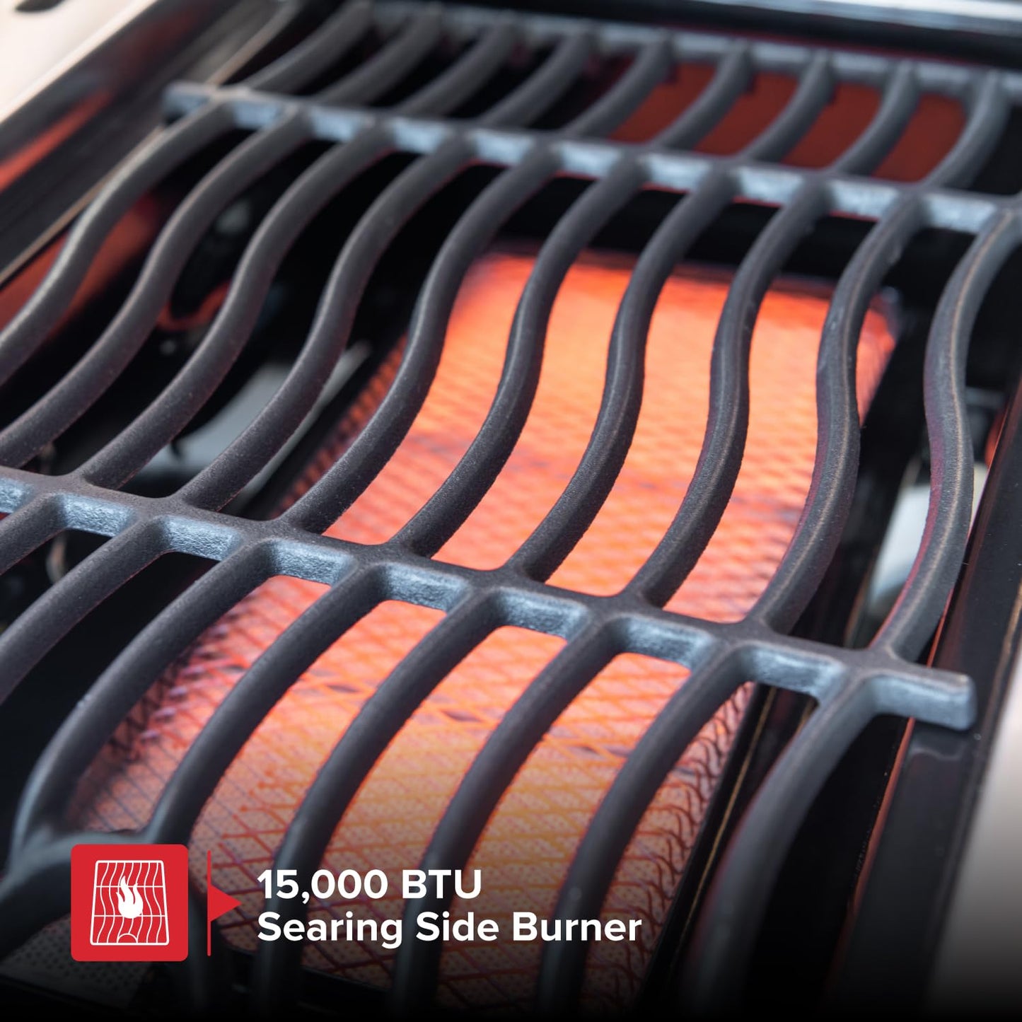 Nexgrill 4-Burner Natural Gas Grill with Side Burner and Griddle Insert, 627 SQ In Total Cooking Space, 59,000 BTUs Output, BBQ Grill Perfect for Outdoor Gatherings - 730-0958HE