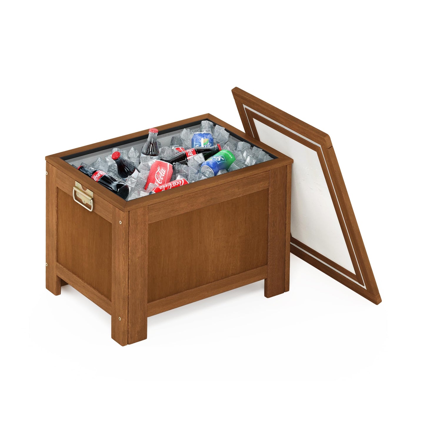 Furinno FG19917 Tioman Outdoor Hardwood Cooler, Natural
