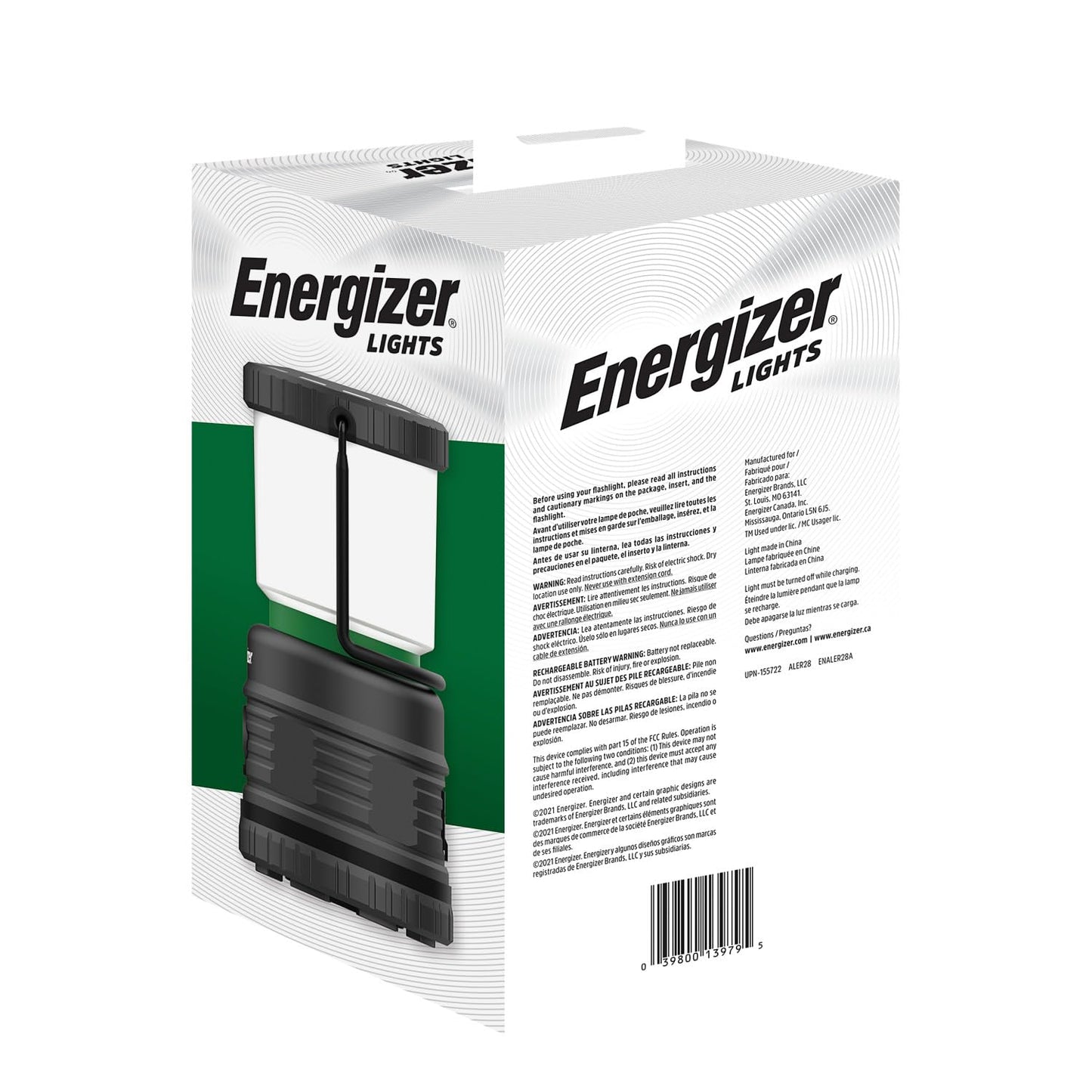 ENERGIZER LED Camping Lantern X1000, Bright and Rugged Tent Light, Water Resistant Lantern for Camping, Hiking, Fishing, Emergency (USB Cable Included)