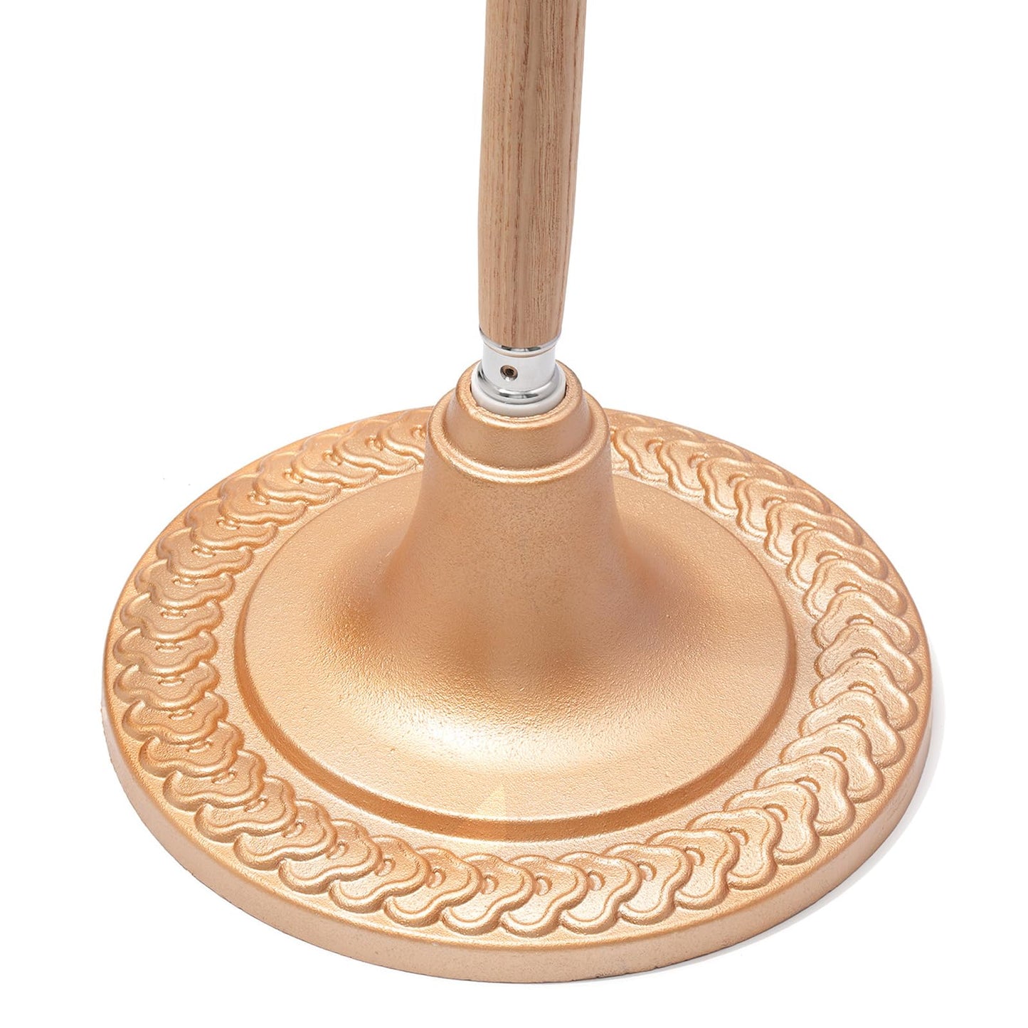 FRF FLAG Indoor Flag Pole Floor Stands, Gold Iron Interior Flag Holder, Pouch with Base, Fits 1.3", "1.1 and 0.9 Inch Diameter Flag Poles