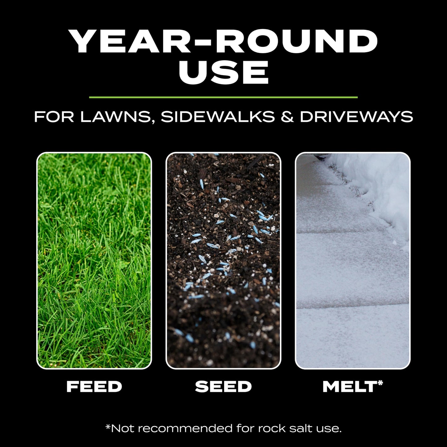 Scotts Whirl Hand-Powered Spreader - for Grass Seed, Lawn Fertilizers, Salt, and Ice Melt, Handheld Spreader Holds up to 1,500 sq. ft. of Product