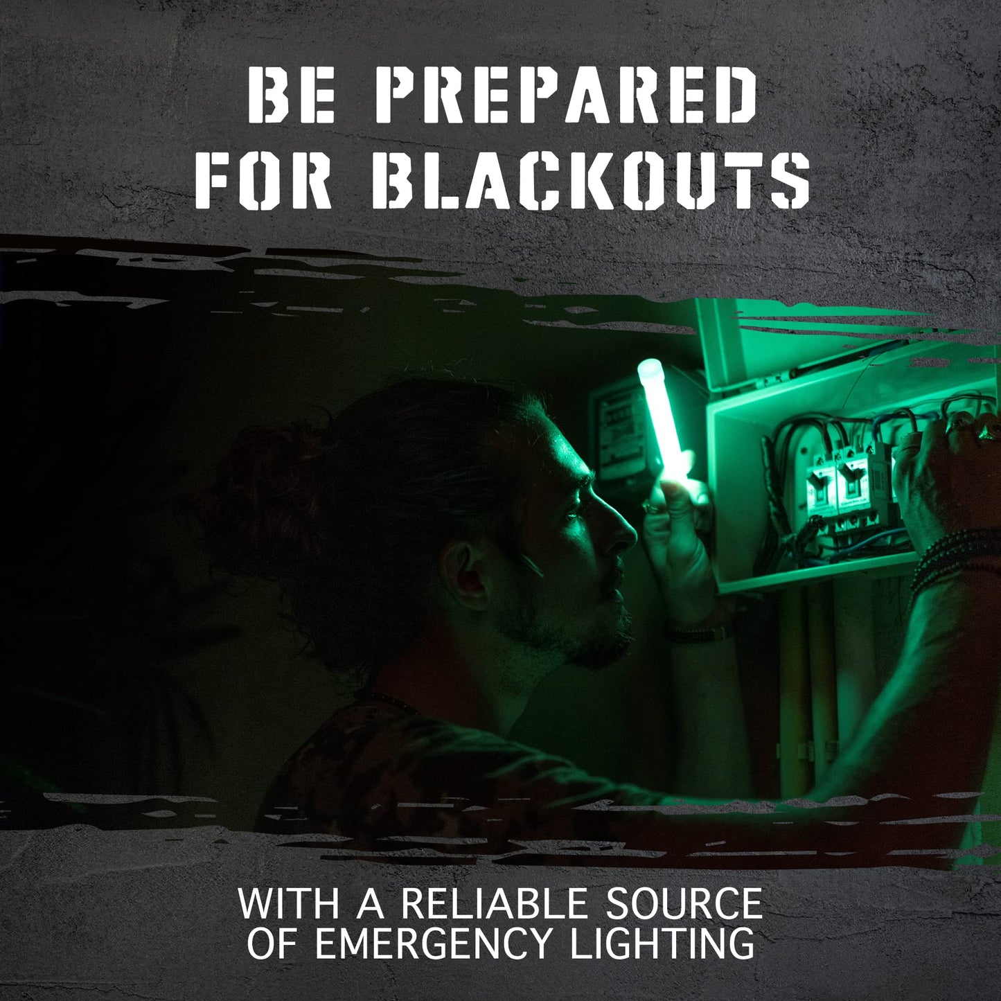 Glow Mind 20 Ultra Bright Glow Sticks - Emergency Light Sticks for Camping Accessories, Parties, Hurricane Supplies, Earthquake, Survival Kit and More - Lasts Over 12 Hours (Multi Color)