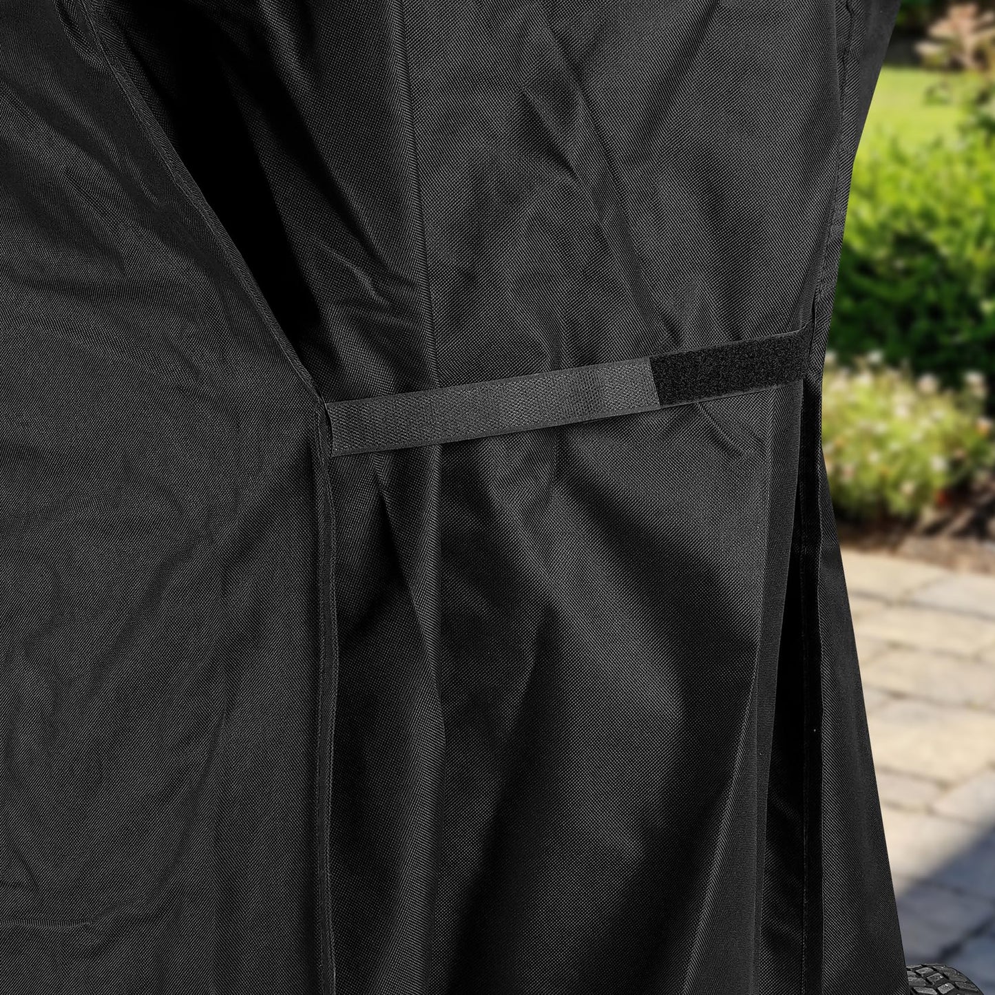 Stanbroil Grill Cover Fit Oklahoma Joe's Tahoma Auto-Feed Charcoal 900 Smoker, 600D Polyester Waterproof Outdoor Premium BBQ Grill Cover, Black