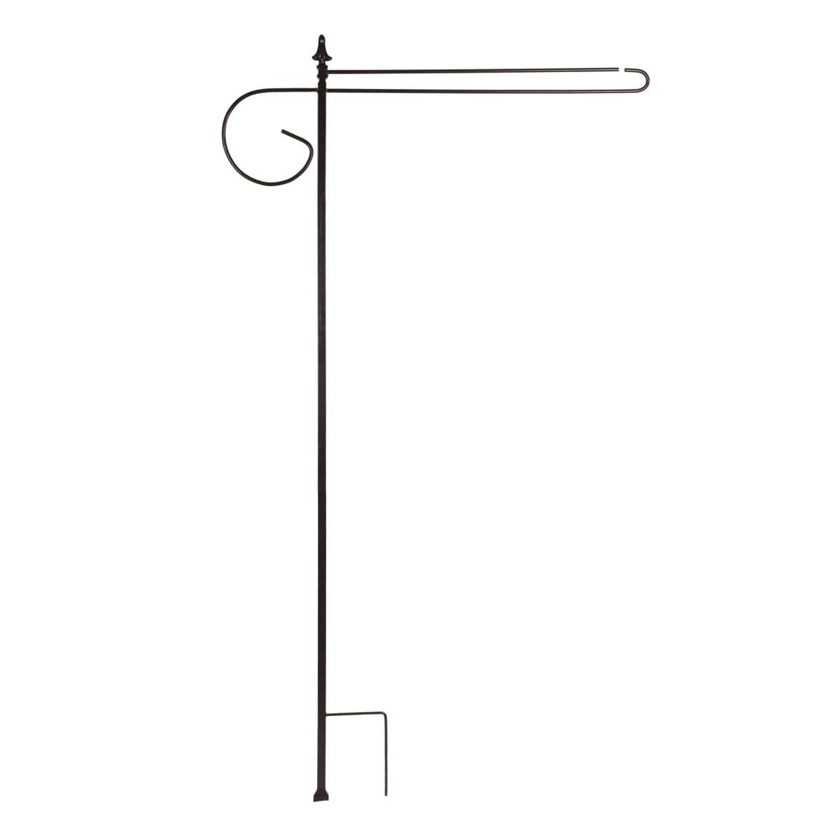 Briarwood Lane 3 Piece Wrought Iron Wrap-Around House Flag Stand x Hardware