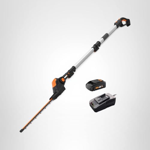 WORX WG252 20V 2-in-1 Attachment Capable Hedge Trimmer