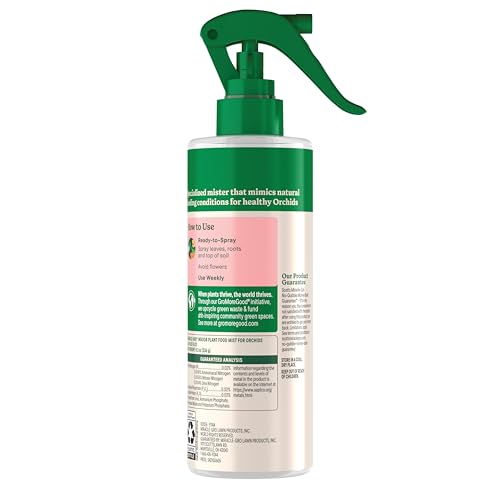 Miracle-Gro Indoor Plant Food Mist for Orchids, Orchid Plant Food, 8 fl. oz., 2-Pack