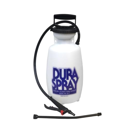 B&G DuraSpray Poly Sprayer – 2 Gallon 12" (1 Foot) wand, Lawn & Garden Professional Industrial Plastic Pump Sprayer – Durable Design with Buna-N Gaskets & Seals for Weed, Pest, Fertilizer Applications