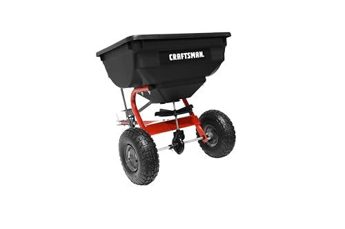 CRAFTSMAN CMXGZBF4505561 85 lb. Universal Tow Behind Direct Rod Control Broadcast Spreader