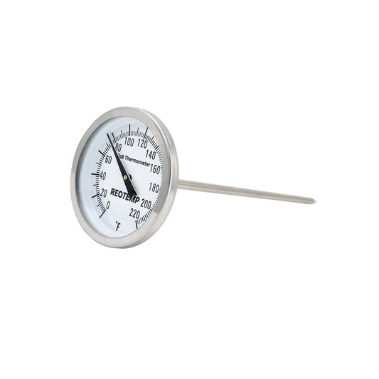 REOTEMP K82-3 Soil Thermometer, 5 Inch Stem, Waterproof, for Seeding and Transplanting Garden Temperature Measurement, 0-220 Fahrenheit