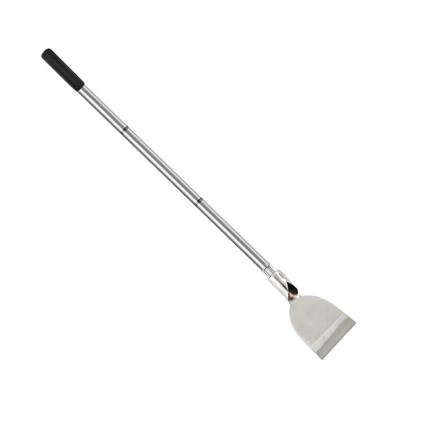 ROLKAR Floor Scraper Tool, Garden Flat Shovel, Razor Blade Paint Scrapers for Wallpaper Sticker Removal, Tile Gum Glue Stains Cleaning Tools, Snow Shovel for Driveway-Stainless Steel Long Handle