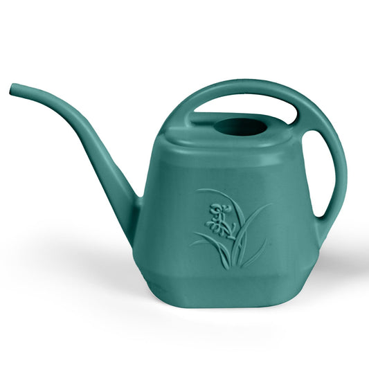 TTAOE GN Plastic Watering Can - for Indoor and Outdoor Plant - 1/2 Gallon - Green