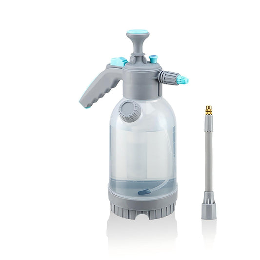 70oz/0.5 Gallon Hand Pump Sprayer,Clear Water Spray Bottle with Measuring Cup and Side Filling Port,Adjustable Nozzles,Portable Pressure Spray Bottle for Spraying Plants,Flowers,Weeds and Cleaning