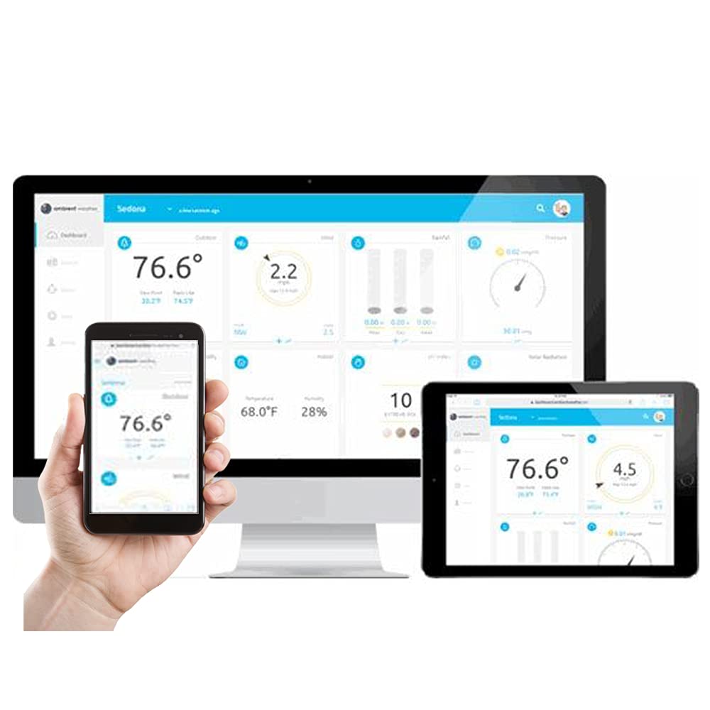 Ambient Weather WS-5050 Ultrasonic Smart Weather Station