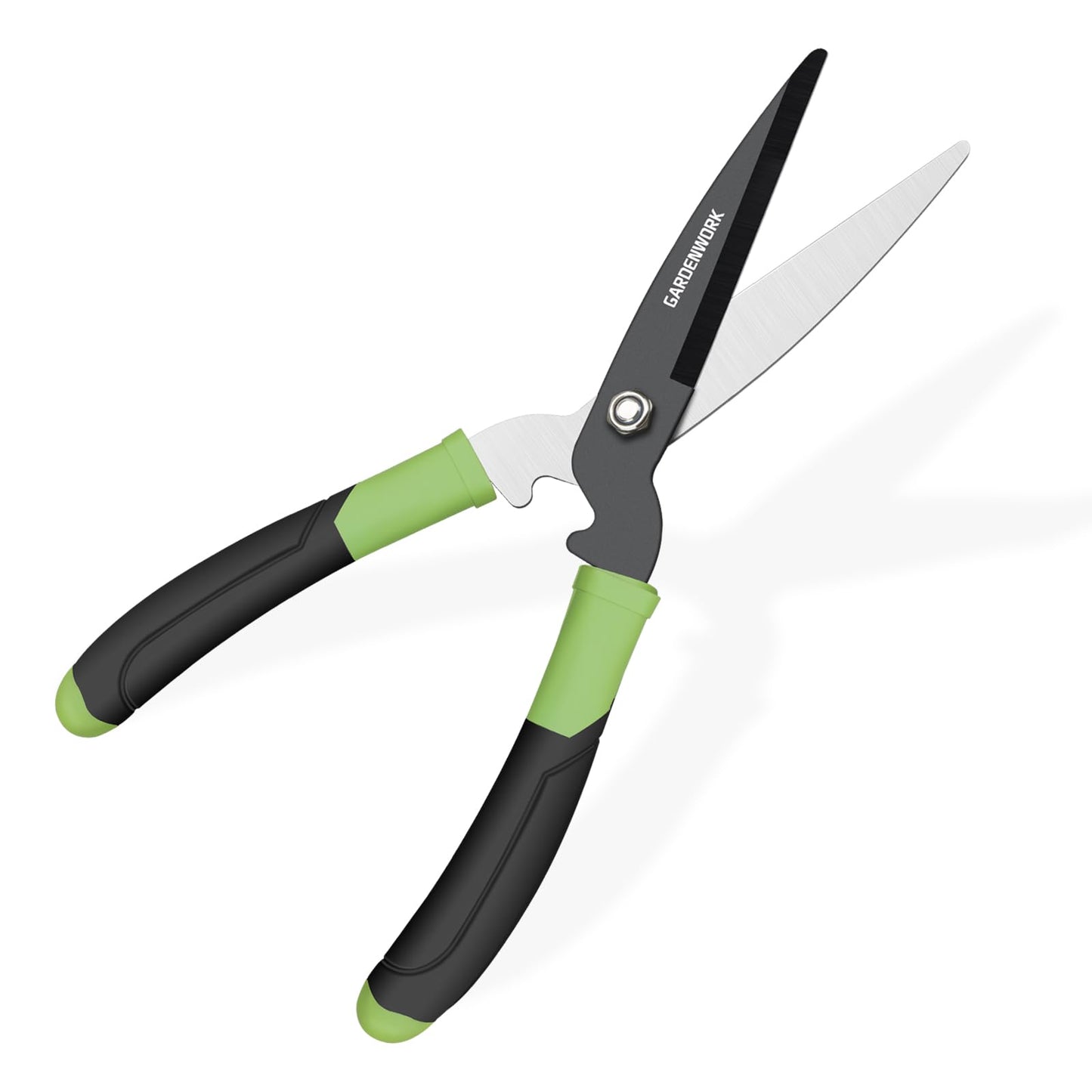 GARDENWORK Hedge Shears Clippers for Trimmer,Garden Clippers Handheld,Boxwood,Shrubs, Bush Cutters Trimmer with Teflon Coating High Carbon Steel Blades,16"Gardening Shears with Comfort Grip Handles