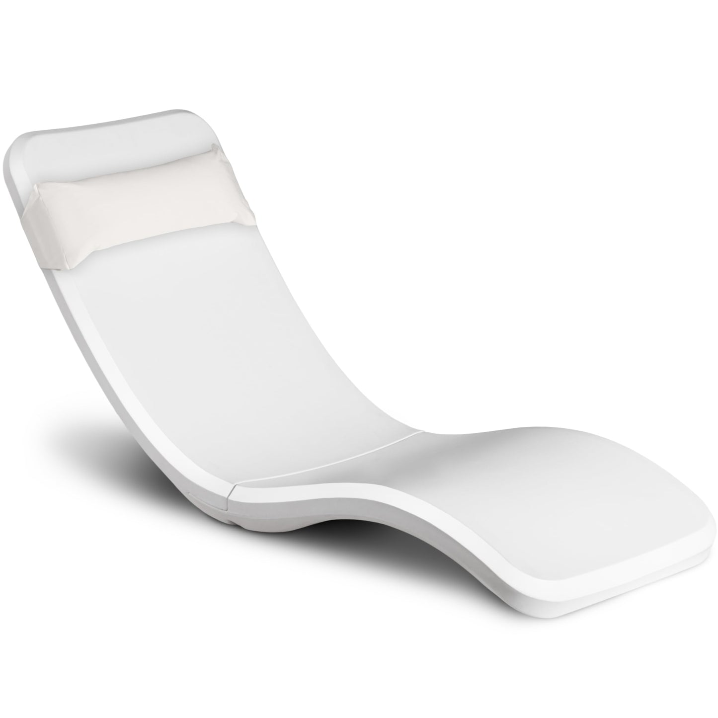 GoSports Coast Modern in Pool Lounge Chair - Waterproof & Weighted Chaise Lounger - Outdoor Pool Furniture for Patio or in Baja Shelf