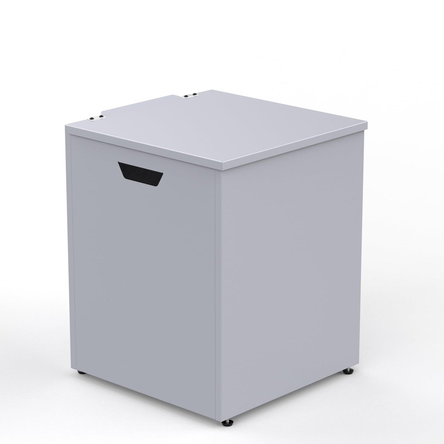 Stanbroil Propane Tank Cover Table Hideaway Table, 16" Storage Side Table for 20 lb Propane Tank, Outdoor Gas Tank Storage Box with Side Handles, Grey