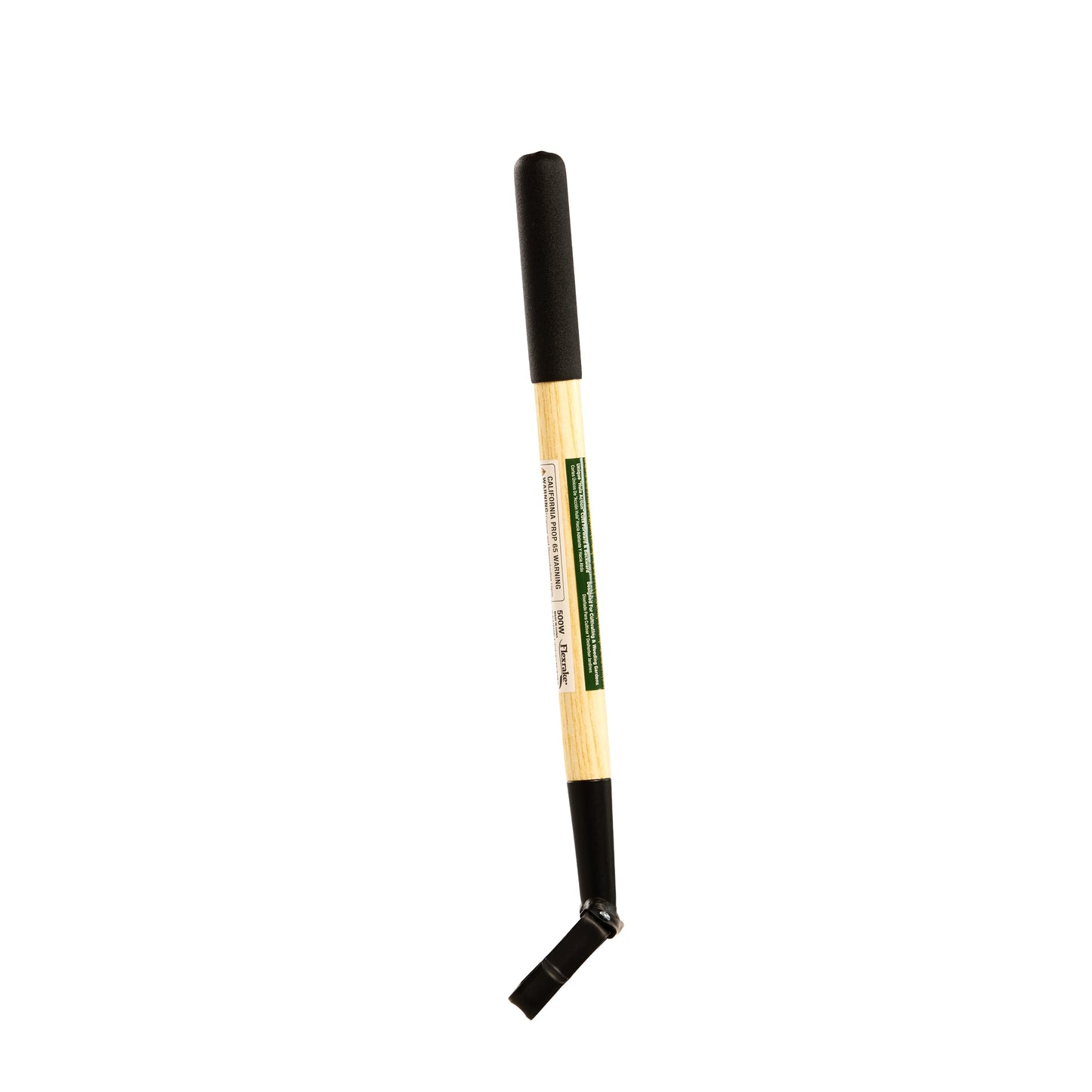Flexrake Hula Hoe 500W Hand Weeder – 16 Inch Oscillating Stirrup Hoe Garden Tool, Wood Handle with Rubber Grip, Manual Weed Cutter & Cultivator for Flower Beds, Vegetable Gardens & Soil Loosening Tool