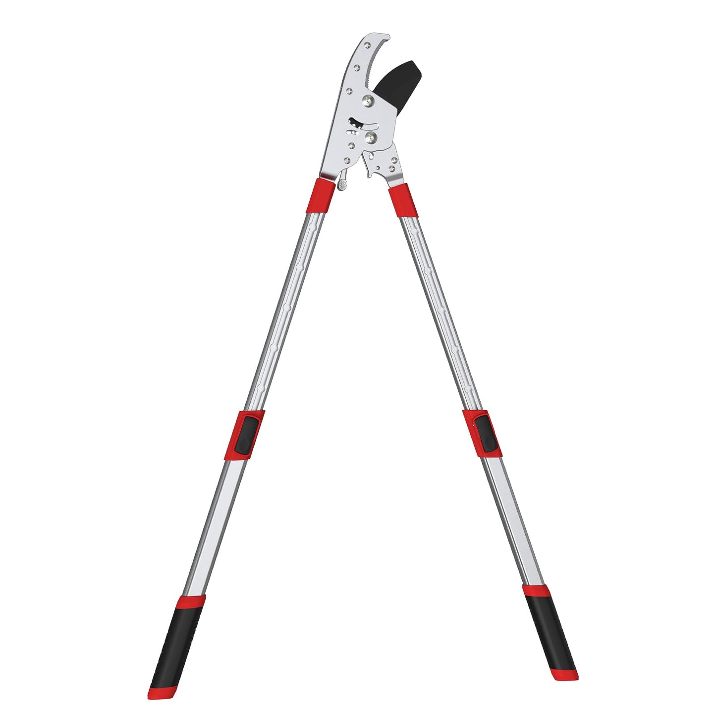GARTOL Heavy-Duty Extendable Loppers, 28"-41" Telescopic Tree Trimmer, Double Ratcheting Branch Cutter, Anvil Lopper for Thick Branches, Cuts 2" Dry Wood