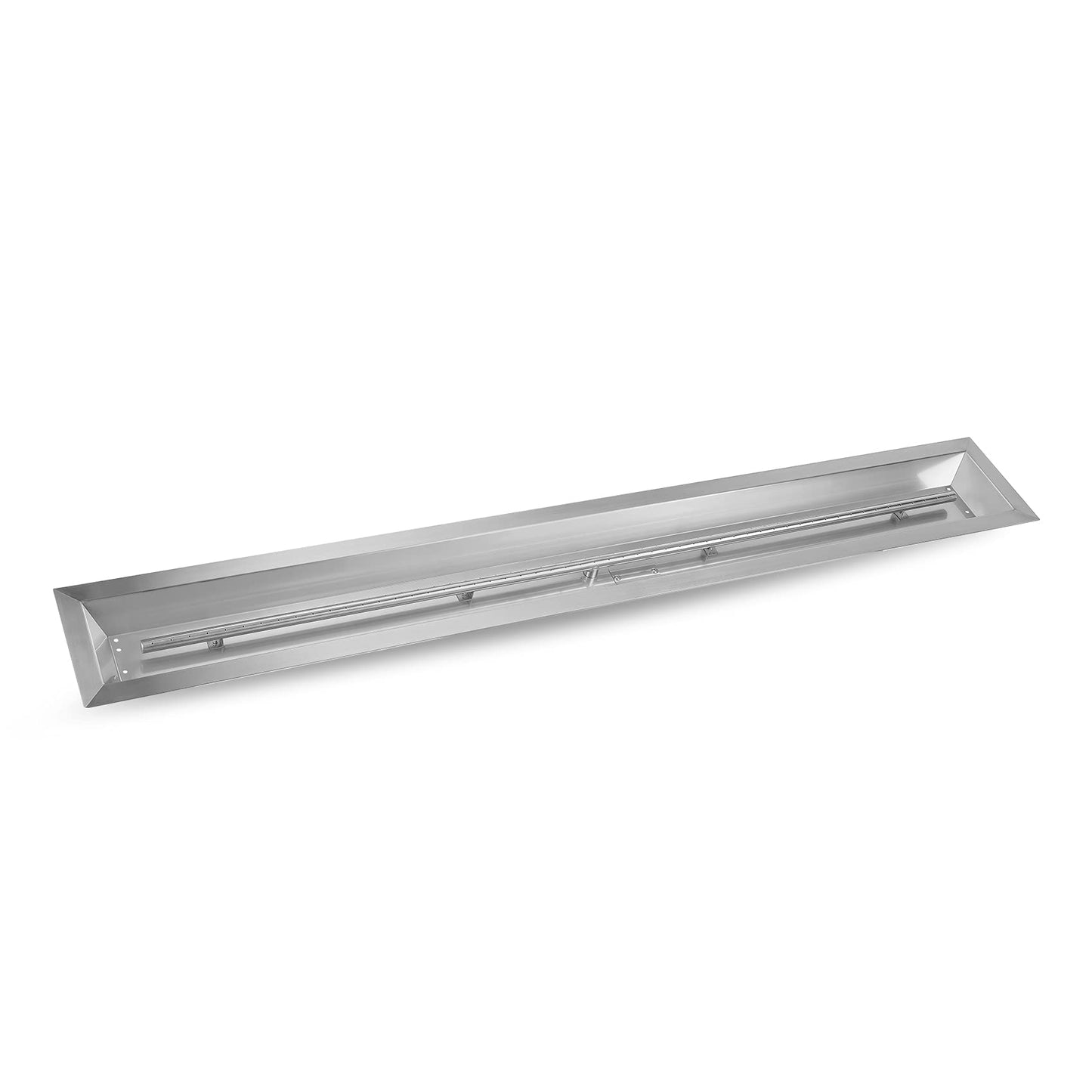 Stanbroil 72 by 6-Inch Linear Gas Fire Pit Burner, Stainless Steel Fire Pit Pan, Natural & Propane Gas Firepit for Outside DIY Firepit, BTU 175,000 Max