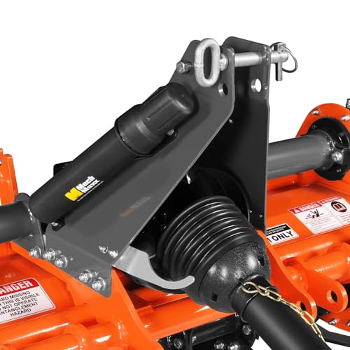 MechMaxx 53 in Rotary Tiller, 3 Point Hitch Cat.1, Chain Drive, PTO Shaft Included with Shear Bolt, 18–35 HP, LRT53
