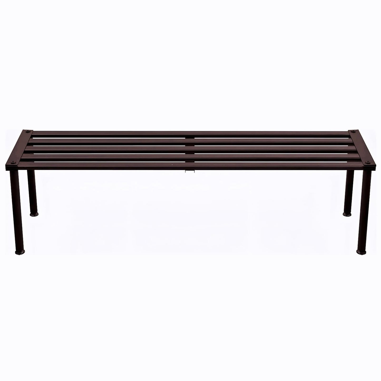 MultirackX Metal Plant Stand, Rust-proof Aluminum Display Rack, Plants Display Stands Decoration Racks for Living Room Garden Balcony Patio (Ebony, 42.5Inch Tall Leg)