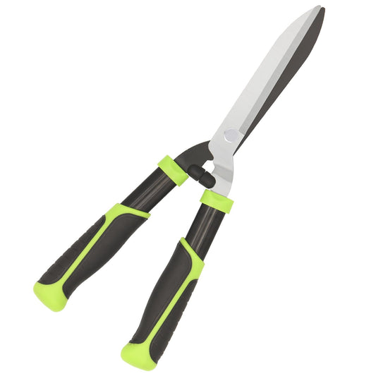 YRTSH Hedge Clippers, Hedge Shears for Trimming Borders, Hedge Trimmer with Low-Friction Sharp Enough Blade, Garden Shears Gardening Tools with Soft Rubber Grip Bush Cutters Effortless Pruning 19 Inch