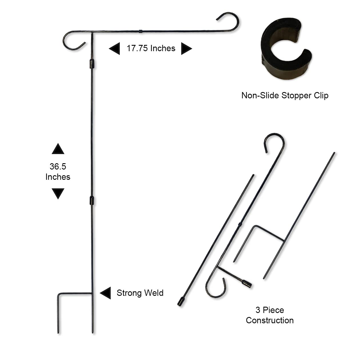 Bills Garden Flag and Stand Pole Holder Mount