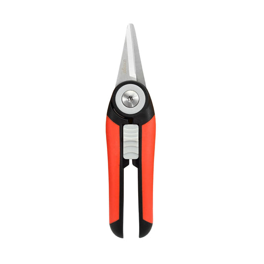 LIVINGO Precision Garden Pruning Shears - Straight Blade Floral Scissors with Non-Slip Handle for Trimming, 8.5" Gardening Clippers for Flowers, Herbs, Bonsai & Indoor Plants
