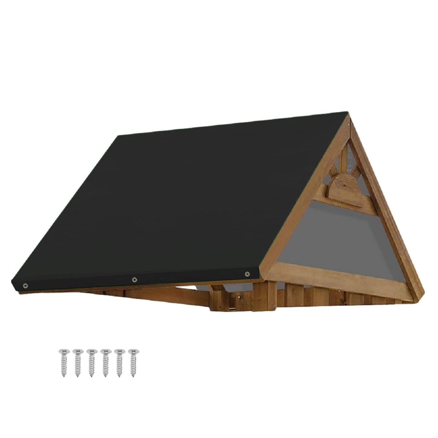 52"x 90" Swing Set Replacement Tarp, Oxford Cloth Cover for Outdoor Sunproof, Playground Replacement Canopy, Playground Accessories for Outdoor, Backyard Playground, Black