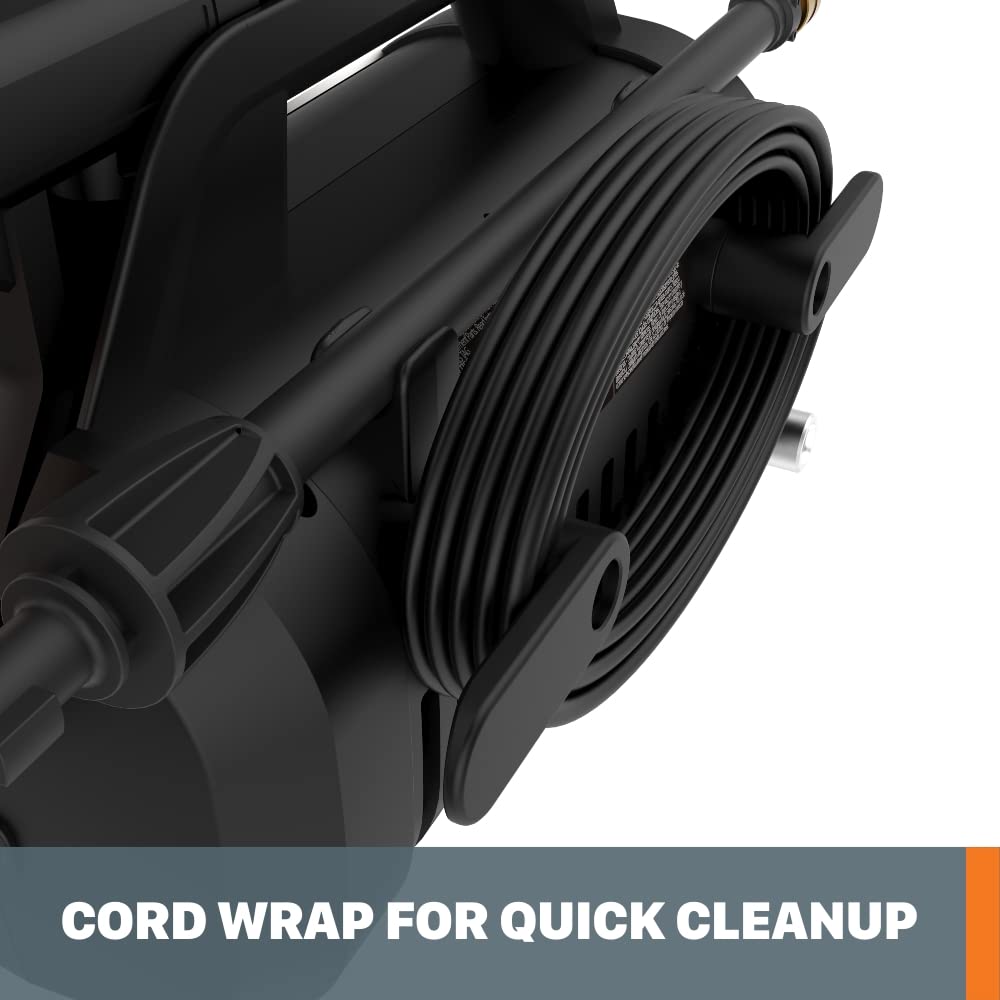 Worx 13 Amp Electric Pressure Washer Max 1870 PSI Max 1.4 GPM WG602
