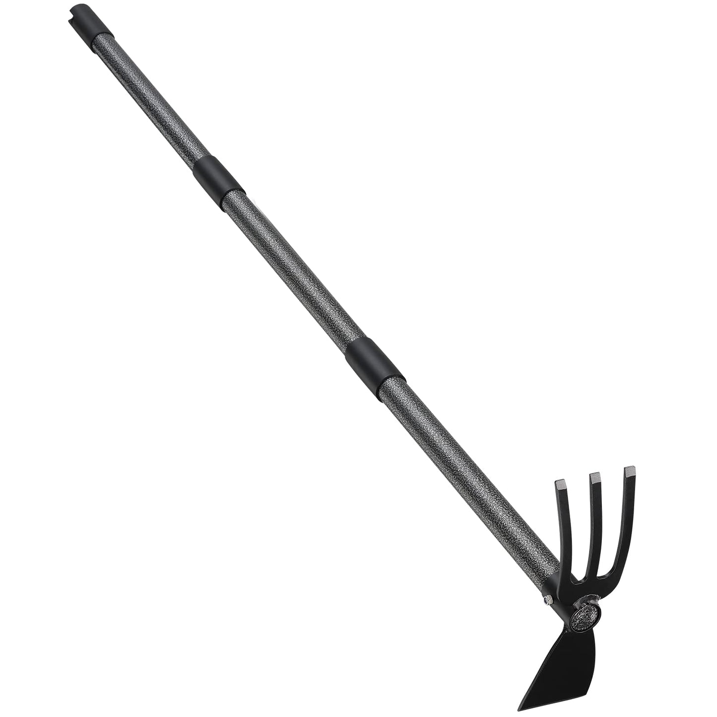 JAOTREL Hoe Garden Tool, 45 Inch Garden Hoe Long Handle for Weeding, Hoe Cultivator 2 in 1 Hand Garden Tools for Gardening Tools Planting