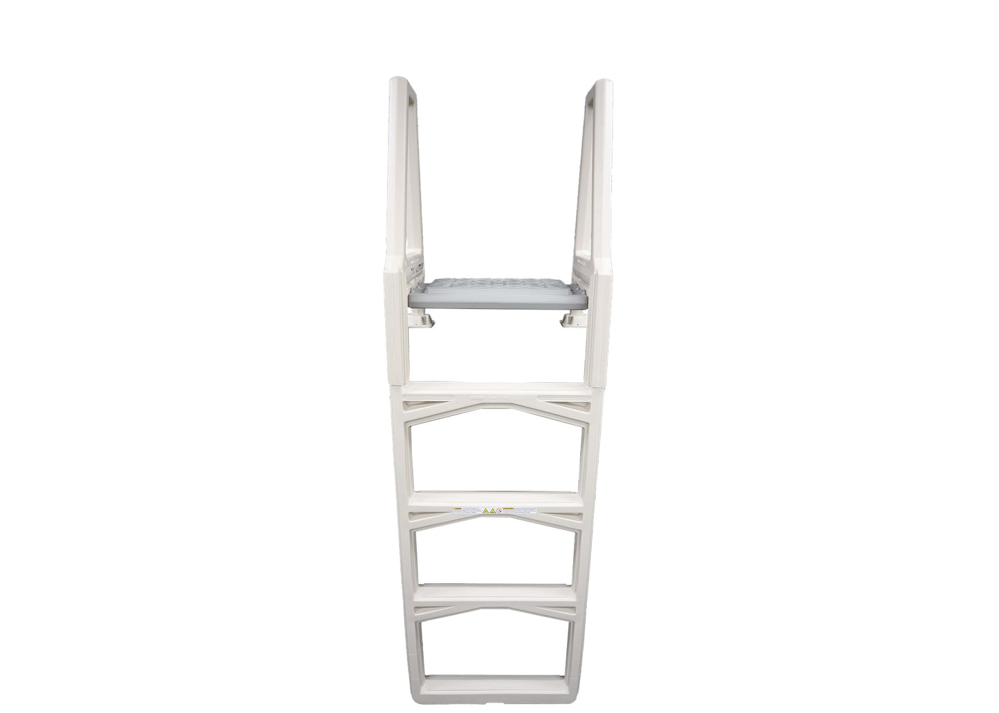 Confer Plastics 635-52X Sturdy Above Ground in-Pool Swimming Pool Ladder for Decks Adjustable from 46"-56"