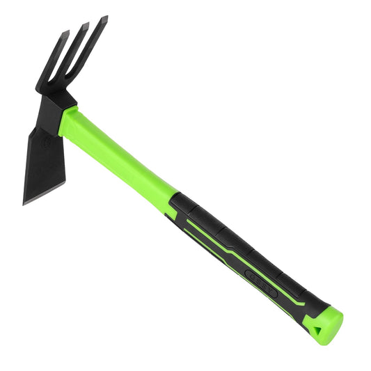 NAUKII 15 inch Garden Hoe Durable and Comfortable Handle Garden Tools for Flower Work