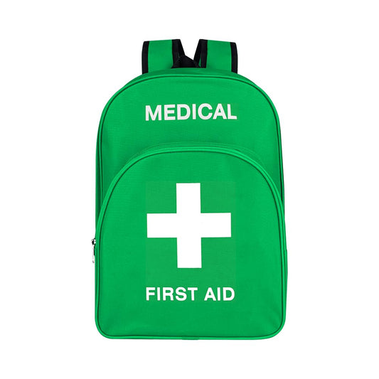 PAXLAMB Red First Aid Bags Empty First Aid Backpack Empty Medical Storage Bag for First Aid Kits Pack Emergency Hiking Backpacking Camping Cycling Riding Climbing Travel Car (Green)