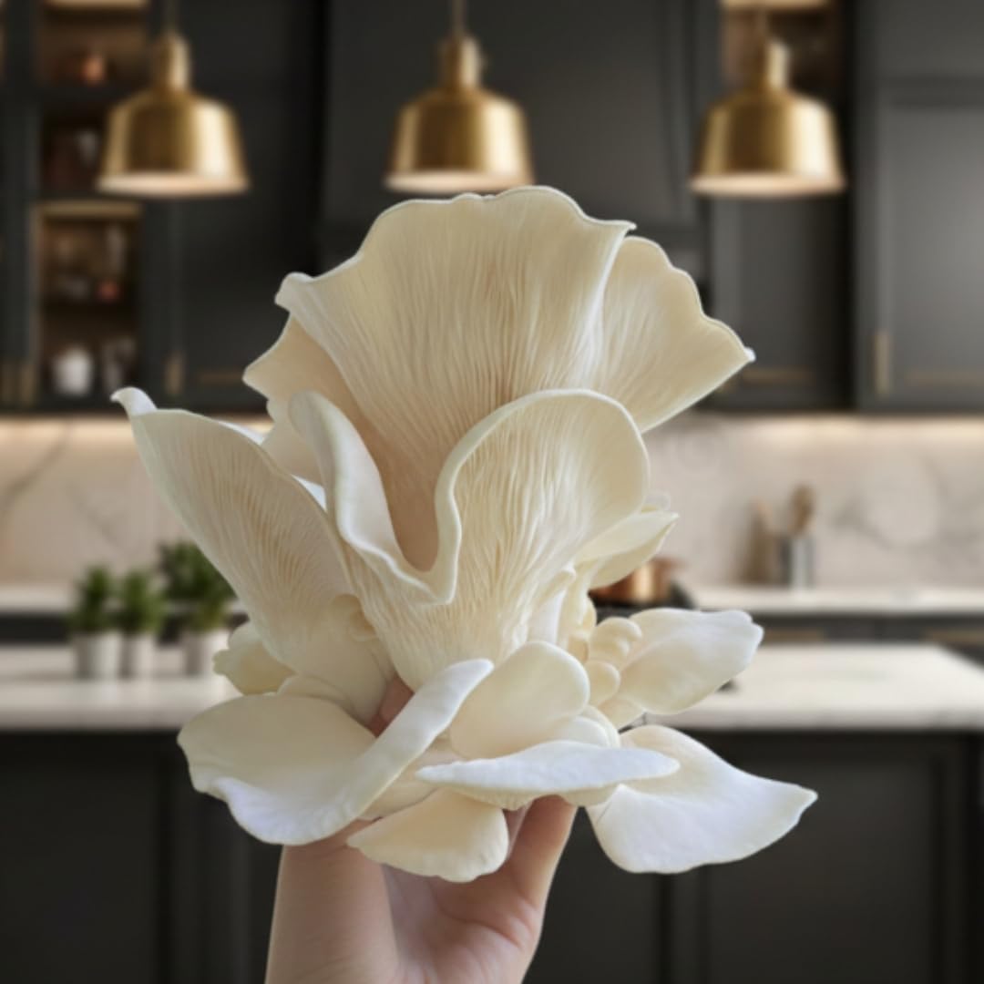 Forest Origins Oyster Mushroom Grow Kit 2-Pack, Pink and White Varieties, Harvest in 10 Days, Beginner Friendly, Handmade in California USA, Unique Gift Set