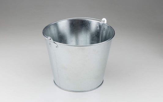 IMC Metal Galvanized Ice Bucket | Large | Silver | 5-Quart | Perfect for Parties and Tailgates