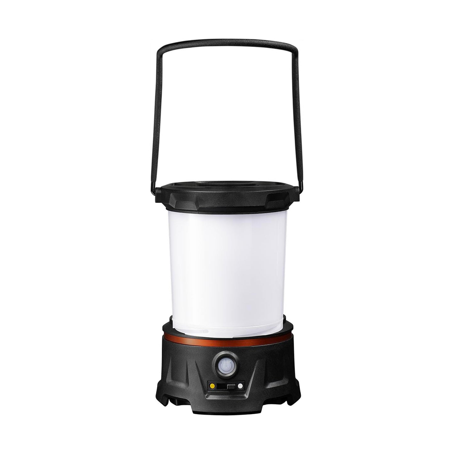 COAST EAL40R 2500 Lumen Rechargeable Emergency Camping Lantern with Red Flashing Mode, Carabiner, Diffuser, Foldeable Handle, Moonglow™ Low Mode, Illuminated Power Button, USB-C Power Bank