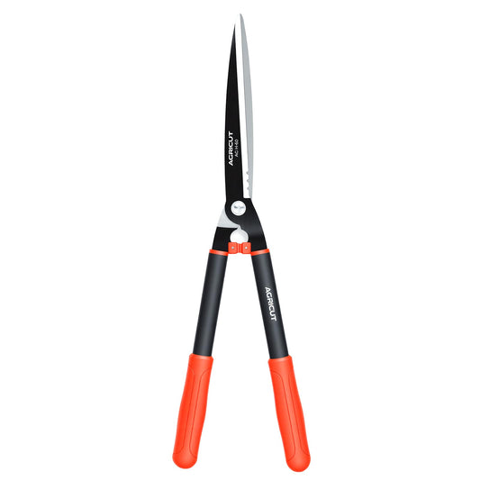 AGRICUT 23" Garden Hedge Shears - Hedge Clippers with High Carbon Steel Blade Branch Cutter Plant Trimmers for Yard Orchard Garden