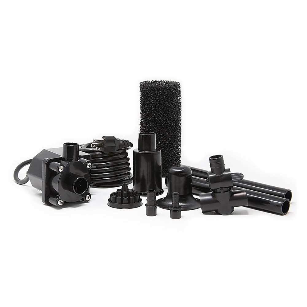 Beckett FR500 500 GPH 38.4 Watt Submersible Water Garden Pond Pump Set