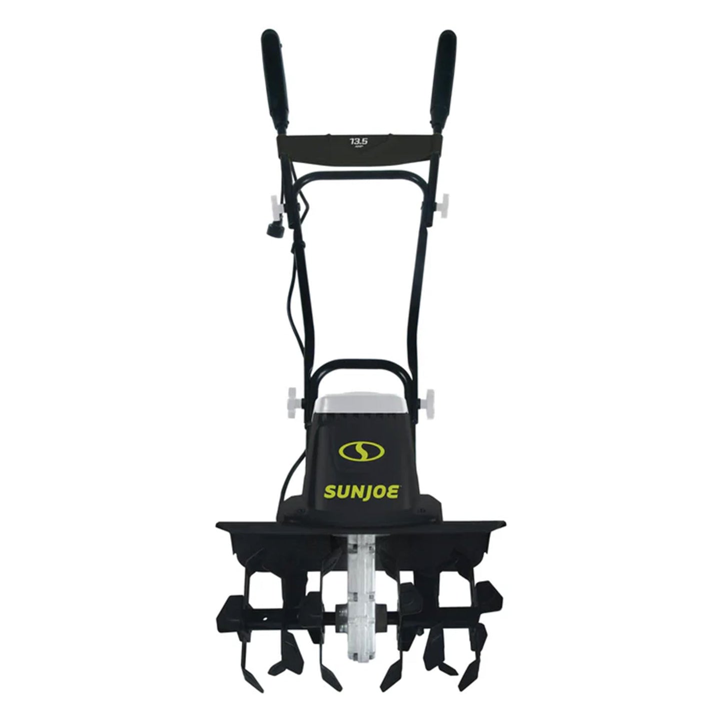 Sun Joe Corded Electric Garden Tiller & Cultivator with Steel Tines, 16 Inch, 13.5-Amp Motor - Heavy-Duty Tilling Machine for Lawn, Yard, and Gardening Care, TJ604E