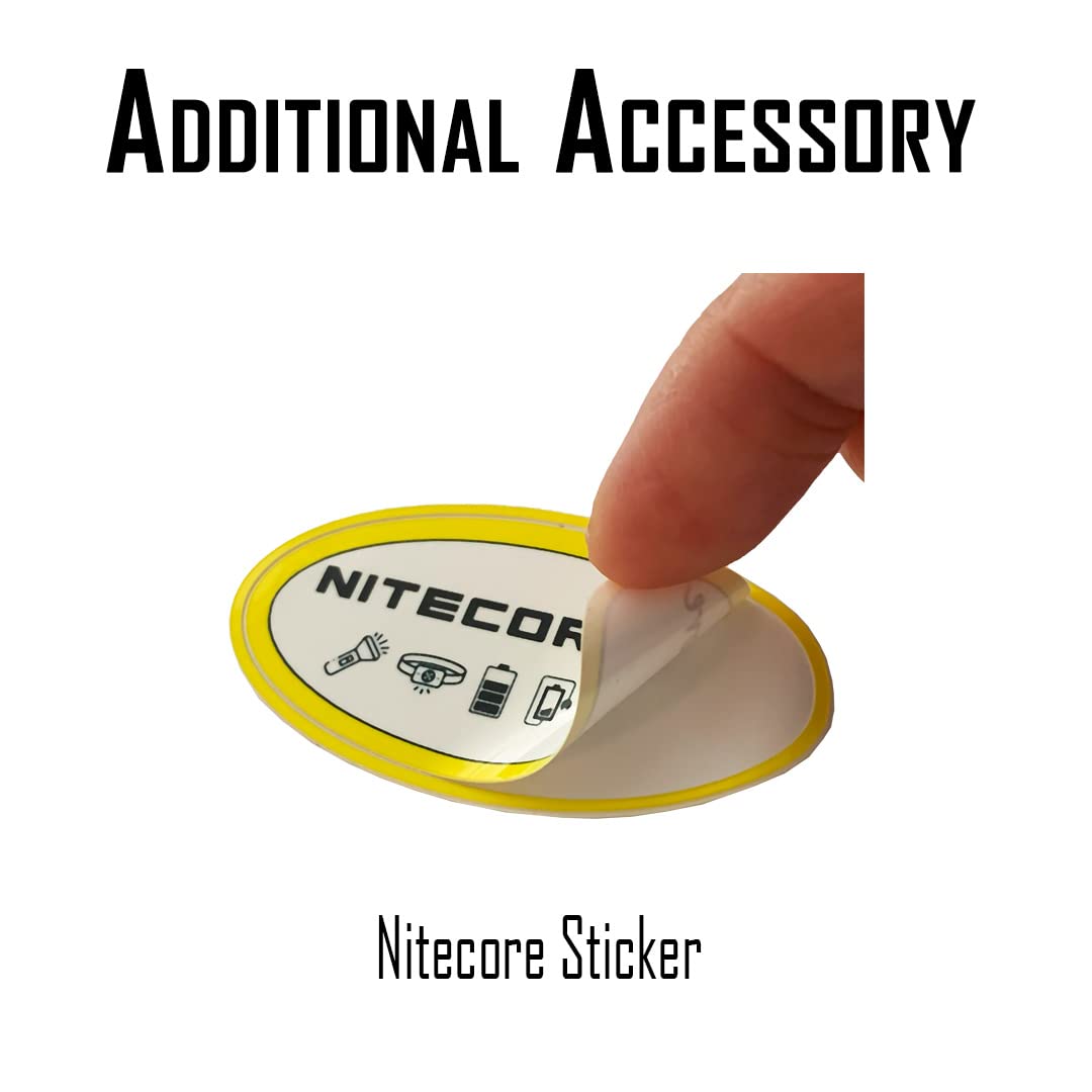 Nitecore NU43 Rechargeable Headlamp, 1400 lumens USB-C Bright Lightweight for Camping, Running, or Working, with Spotlight, Floodlight, Red Light, Including NitecoreS Sticker