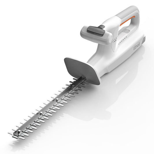 Litheli 20V Cordless Hedge Trimmer 15.7" (5/8" Cut), 3.75lbs Ultra-Lightweight Battery Powered Bush Trimmer with Hardened Steel Dual Action Blade, Portable Shrub Trimmer for Garden Yard & Branch