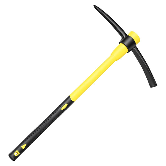 NAUKII 36 inch Garden Hoe Fiberglass Handle Hoe Garden Tool Carbon Steel Hand Tools