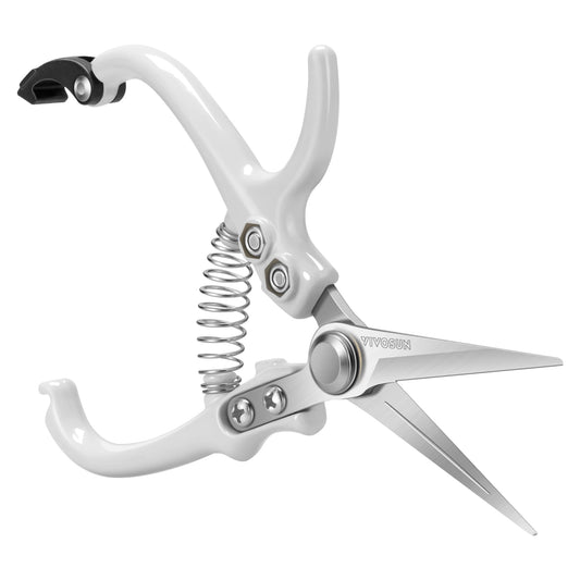 VIVOSUN Pruning Shears for Gardening, Lightweight Plant Pruners for Gardening, Garden Scissors for Cutting Flowers, Trimming Branches, Indoor Plant Scissors, Stylish Garden Gifts for Women