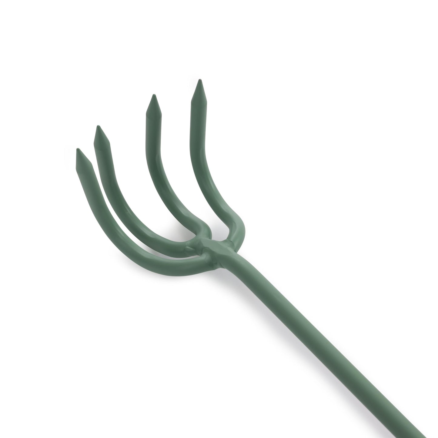 Barebones Cultivator - Weed Remover Tool - Garden Rake and Weeding Tool for Yard Work - Stainless Steel Cultivator for Raking Soil (Ash/Mint)