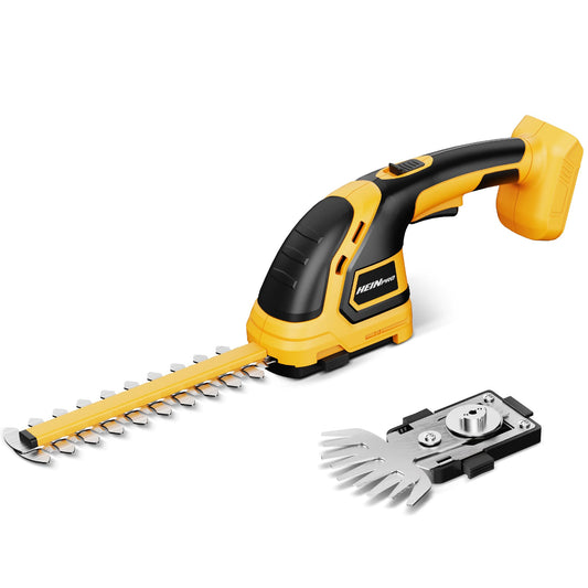 HEINPRO Hedge Trimmer Cordless Compatible with DEWALT 20V MAX Battery (No Battery), Electric Hedge Trimmer Cordless Grass Trimmer, Bush Trimmer Grass Shears Handheld for Yard, Garden, Lawn